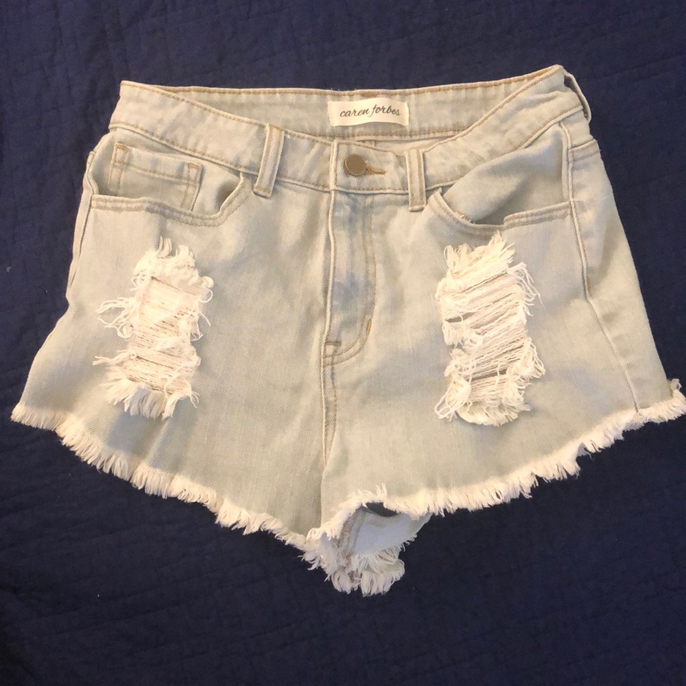 Ripped SHORT jean shorts
